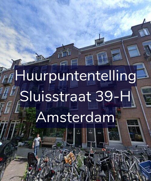 Foto gevel Huurpuntentelling voor Sluisstraat 39-H, Amsterdam