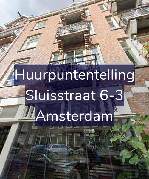 Foto gevel Huurpuntentelling voor Sluisstraat 6-3, Amsterdam