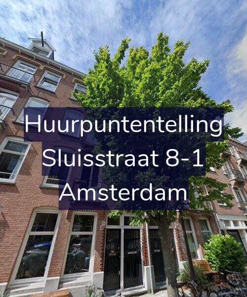 Foto gevel Huurpuntentelling voor Sluisstraat 8-1, Amsterdam
