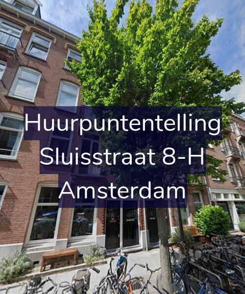 Foto gevel Huurpuntentelling voor Sluisstraat 8-H, Amsterdam