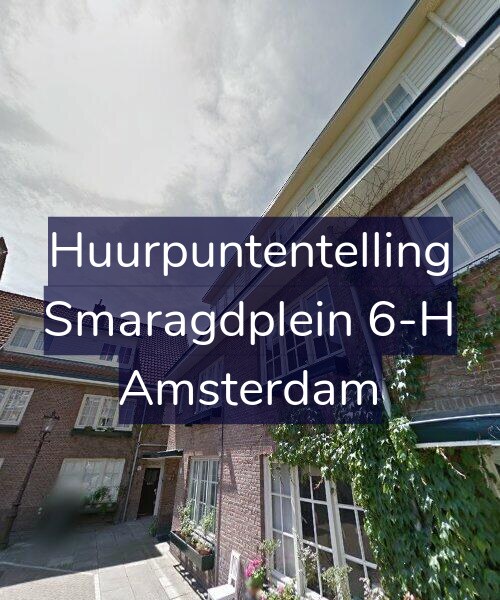Foto gevel Huurpuntentelling voor Smaragdplein 6-H, Amsterdam