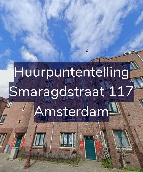 Foto gevel Huurpuntentelling voor Smaragdstraat 117, Amsterdam