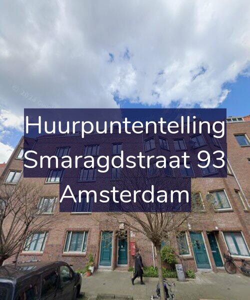 Foto gevel Huurpuntentelling voor Smaragdstraat 93, Amsterdam