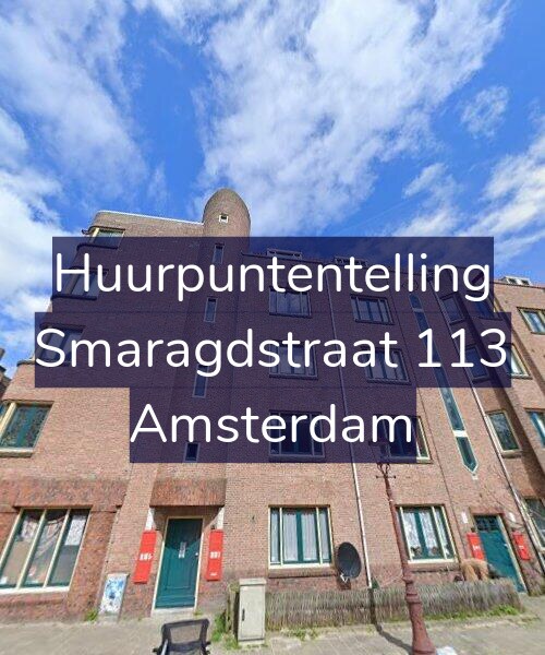 Foto gevel Huurpuntentelling voor Smaragdstraat 113, Amsterdam