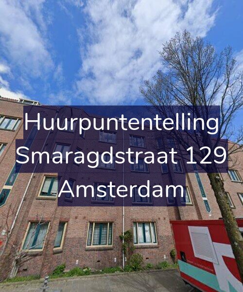 Foto gevel Huurpuntentelling voor Smaragdstraat 129, Amsterdam