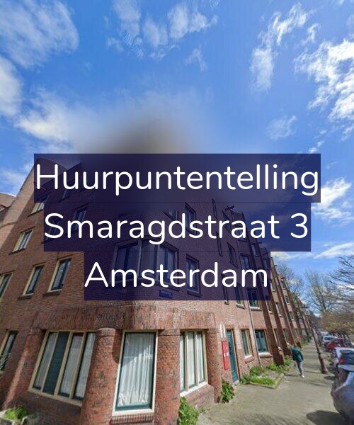 Foto gevel Huurpuntentelling voor Smaragdstraat 3, Amsterdam