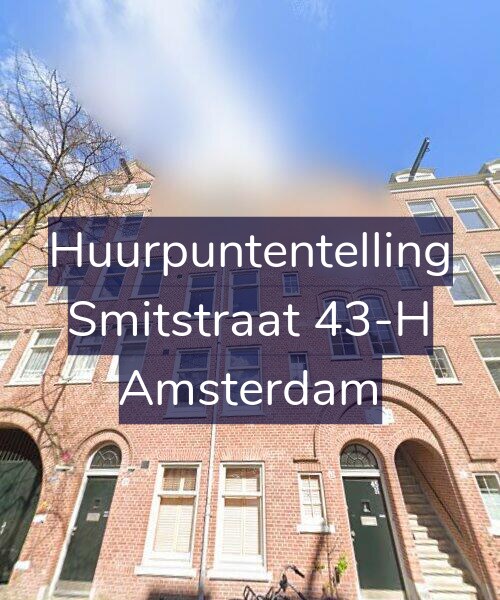 Foto gevel Huurpuntentelling voor Smitstraat 43-H, Amsterdam