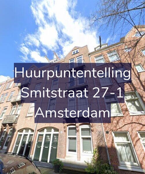Foto gevel Huurpuntentelling voor Smitstraat 27-1, Amsterdam