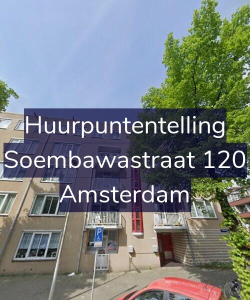 Foto gevel Huurpuntentelling voor Soembawastraat 120, Amsterdam