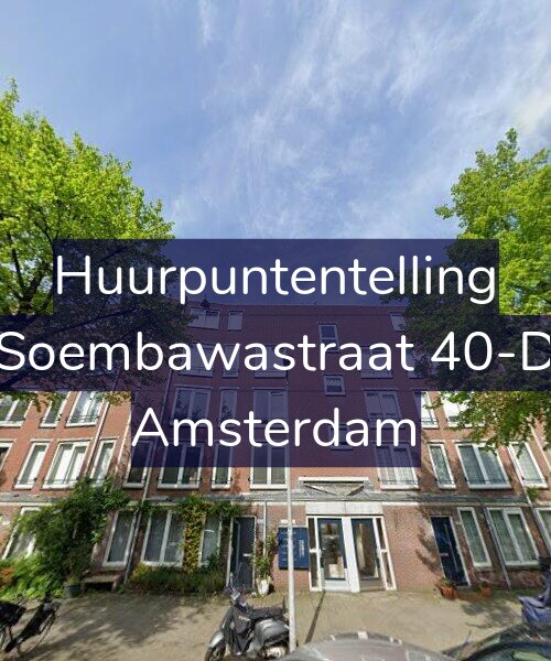 Foto gevel Huurpuntentelling voor Soembawastraat 40-D, Amsterdam
