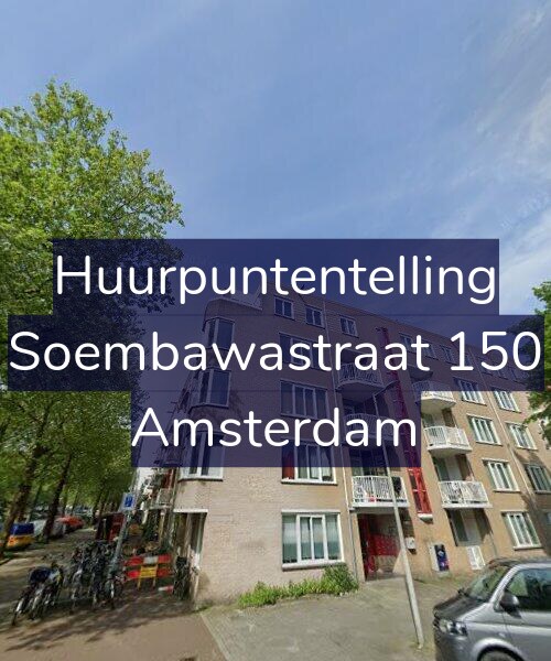Foto gevel Huurpuntentelling voor Soembawastraat 150, Amsterdam