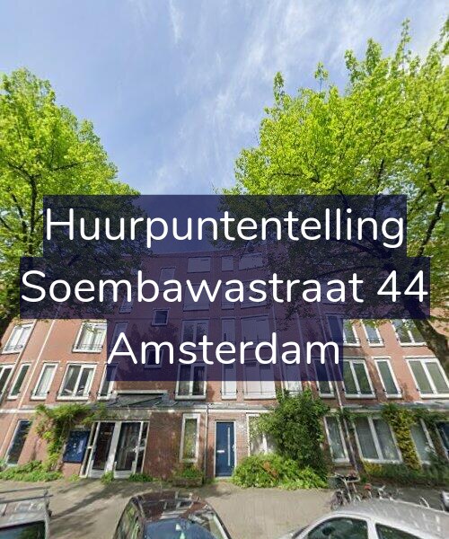 Foto gevel Huurpuntentelling voor Soembawastraat 44, Amsterdam