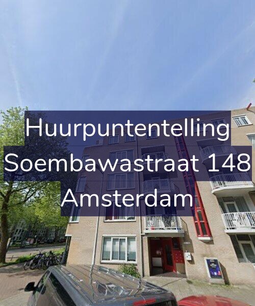 Foto gevel Huurpuntentelling voor Soembawastraat 148, Amsterdam
