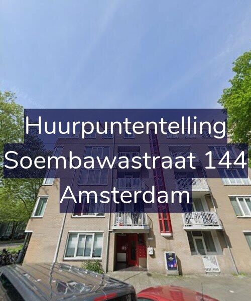 Foto gevel Huurpuntentelling voor Soembawastraat 144, Amsterdam