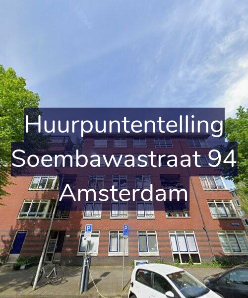 Foto gevel Huurpuntentelling voor Soembawastraat 94, Amsterdam