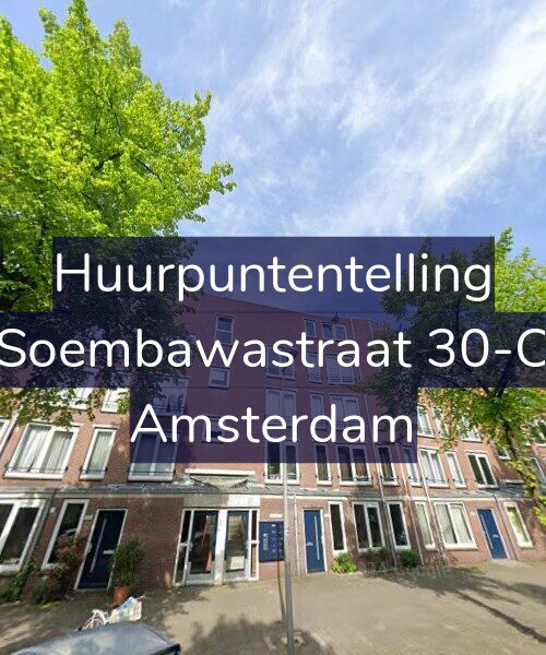 Foto gevel Huurpuntentelling voor Soembawastraat 30-C, Amsterdam