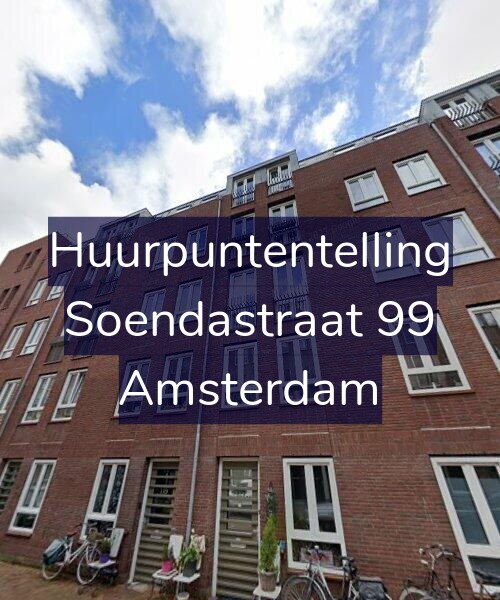 Foto gevel Huurpuntentelling voor Soendastraat 99, Amsterdam
