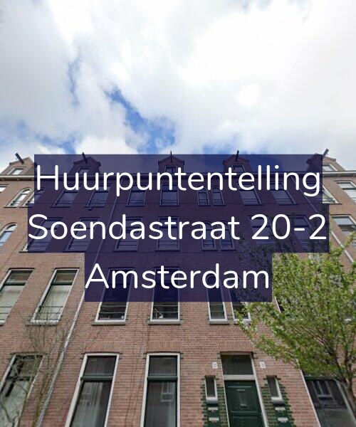 Foto gevel Huurpuntentelling voor Soendastraat 20-2, Amsterdam