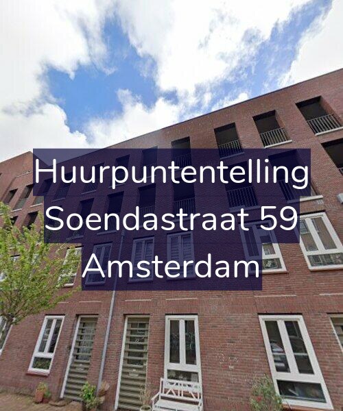 Foto gevel Huurpuntentelling voor Soendastraat 59, Amsterdam