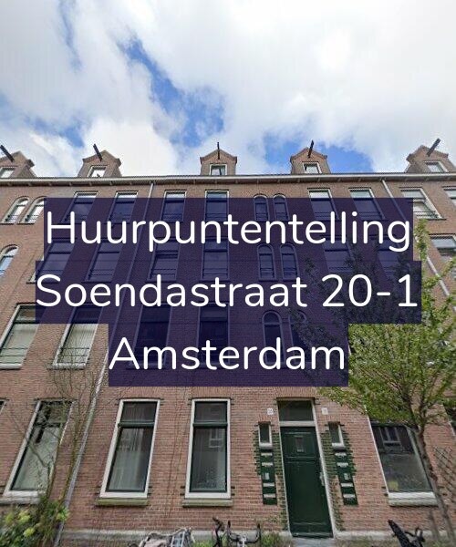 Foto gevel Huurpuntentelling voor Soendastraat 20-1, Amsterdam