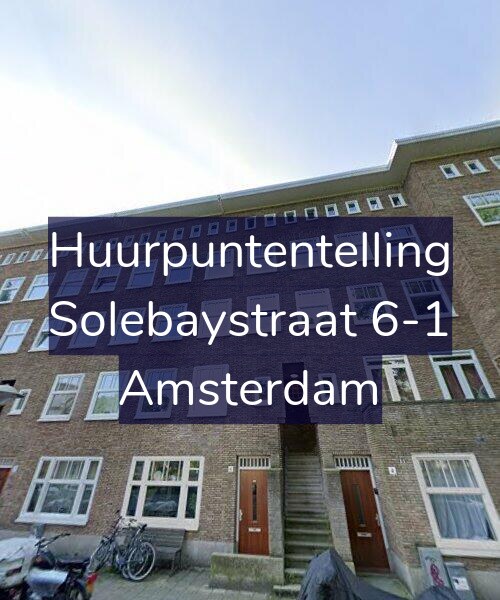 Foto gevel Huurpuntentelling voor Solebaystraat 6-1, Amsterdam