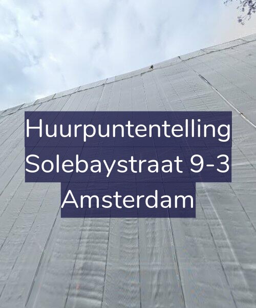 Foto gevel Huurpuntentelling voor Solebaystraat 9-3, Amsterdam