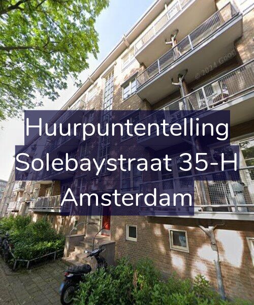 Foto gevel Huurpuntentelling voor Solebaystraat 35-H, Amsterdam