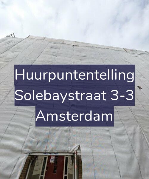 Foto gevel Huurpuntentelling voor Solebaystraat 3-3, Amsterdam