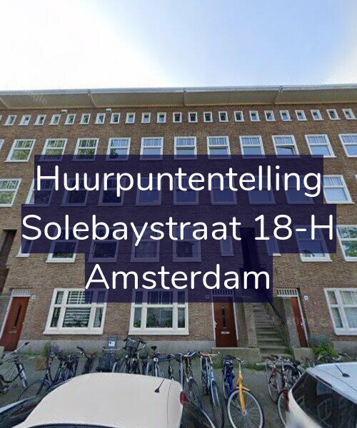 Foto gevel Huurpuntentelling voor Solebaystraat 18-H, Amsterdam