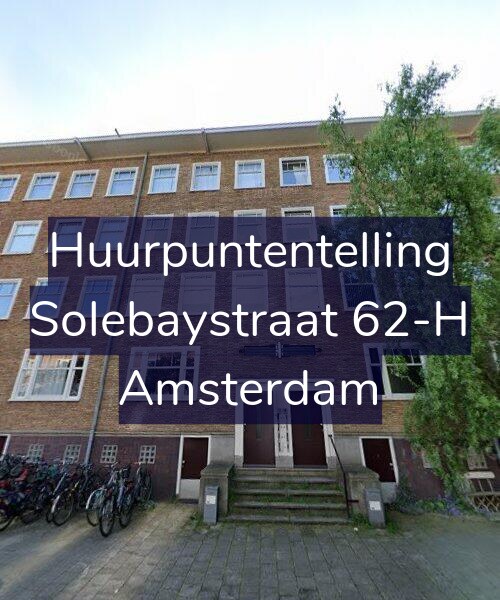 Foto gevel Huurpuntentelling voor Solebaystraat 62-H, Amsterdam