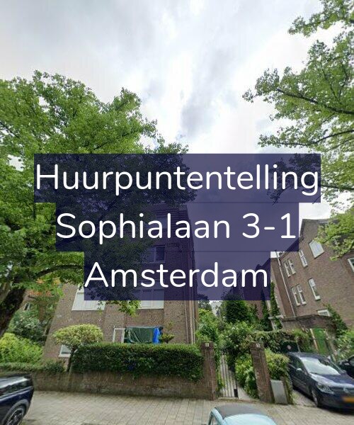Foto gevel Huurpuntentelling voor Sophialaan 3-1, Amsterdam