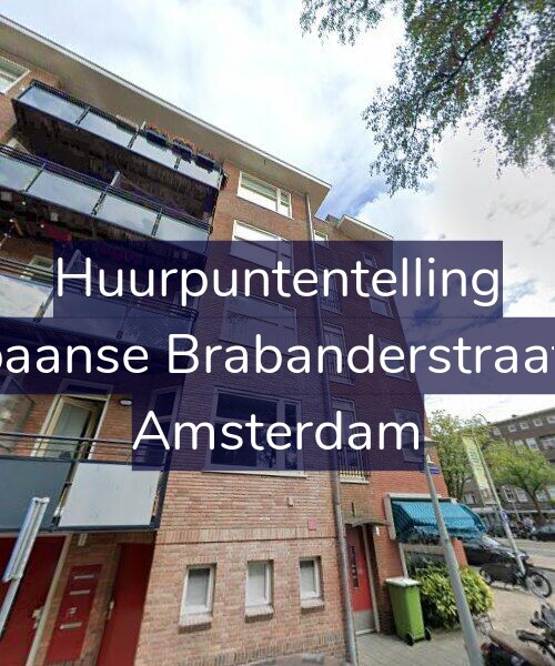 Foto gevel Huurpuntentelling voor Spaanse Brabanderstraat 3, Amsterdam
