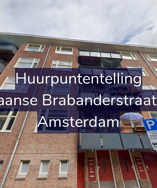 Foto gevel Huurpuntentelling voor Spaanse Brabanderstraat 22, Amsterdam