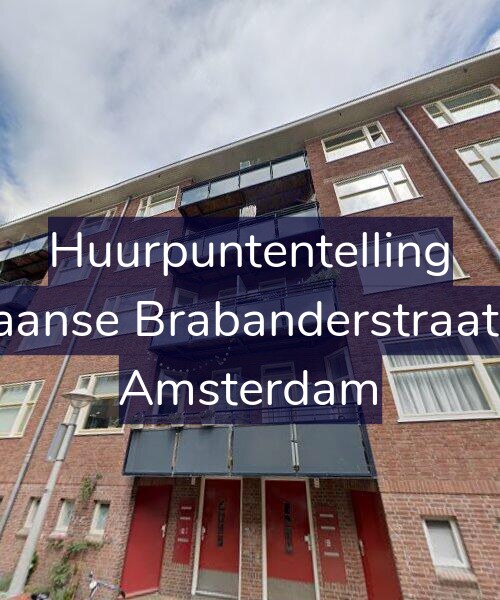 Foto gevel Huurpuntentelling voor Spaanse Brabanderstraat 35, Amsterdam