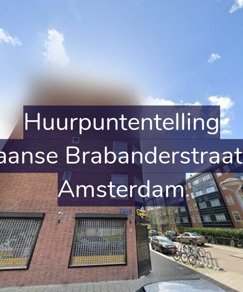 Foto gevel Huurpuntentelling voor Spaanse Brabanderstraat 59, Amsterdam