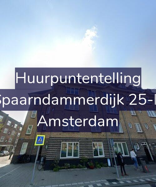 Foto gevel Huurpuntentelling voor Spaarndammerdijk 25-B, Amsterdam