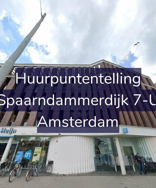 Foto gevel Huurpuntentelling voor Spaarndammerdijk 7-U, Amsterdam