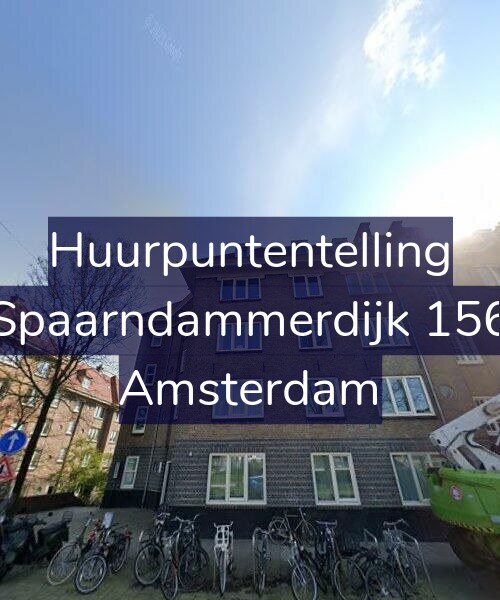 Foto gevel Huurpuntentelling voor Spaarndammerdijk 156, Amsterdam