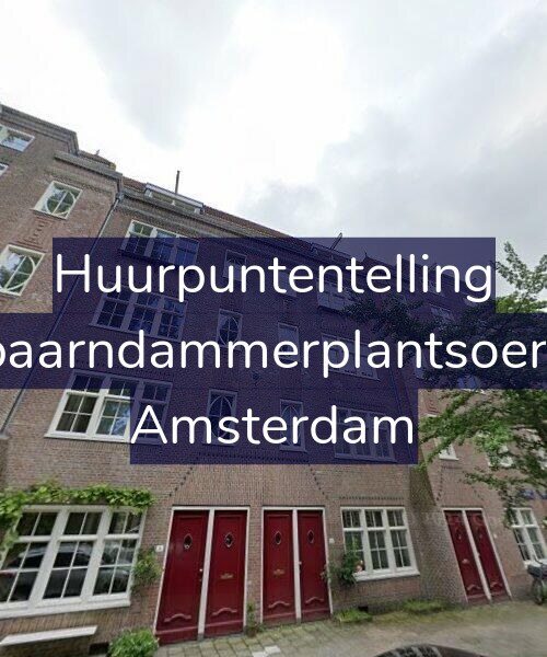 Foto gevel Huurpuntentelling voor Spaarndammerplantsoen 7, Amsterdam