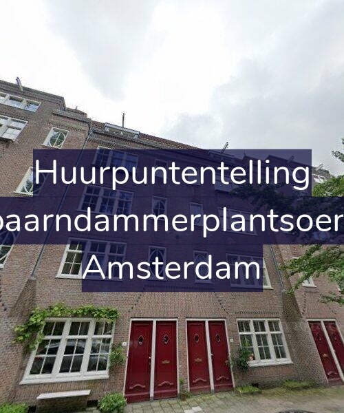 Foto gevel Huurpuntentelling voor Spaarndammerplantsoen 5, Amsterdam
