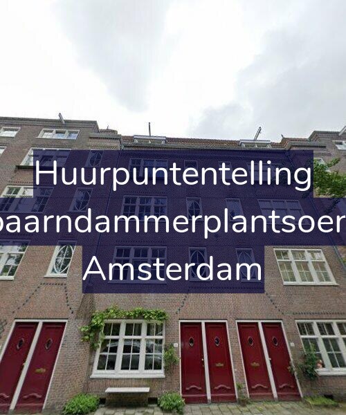 Foto gevel Huurpuntentelling voor Spaarndammerplantsoen 3, Amsterdam