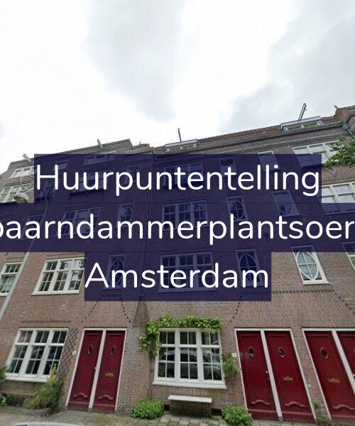 Foto gevel Huurpuntentelling voor Spaarndammerplantsoen 1, Amsterdam