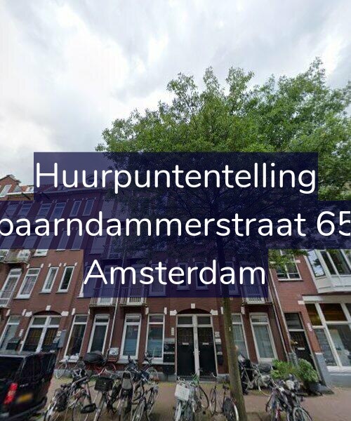 Foto gevel Huurpuntentelling voor Spaarndammerstraat 656, Amsterdam