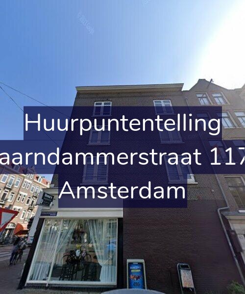 Foto gevel Huurpuntentelling voor Spaarndammerstraat 117-1, Amsterdam