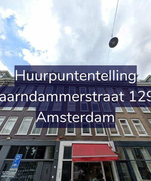 Foto gevel Huurpuntentelling voor Spaarndammerstraat 129-3, Amsterdam