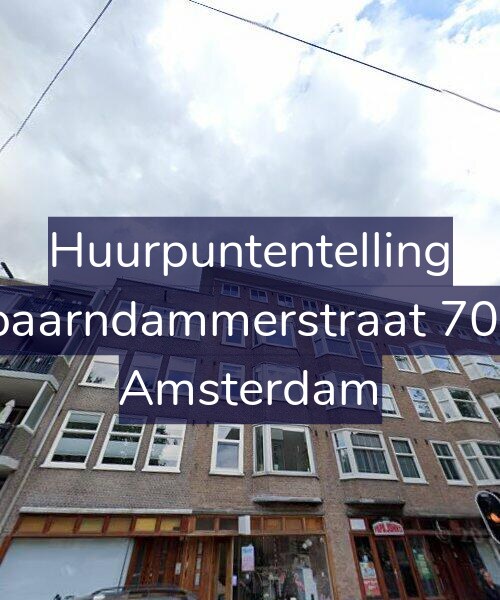 Foto gevel Huurpuntentelling voor Spaarndammerstraat 70-3, Amsterdam