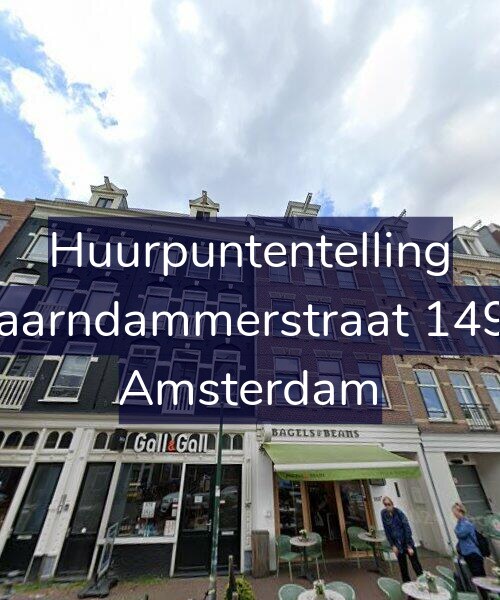 Foto gevel Huurpuntentelling voor Spaarndammerstraat 149-C, Amsterdam