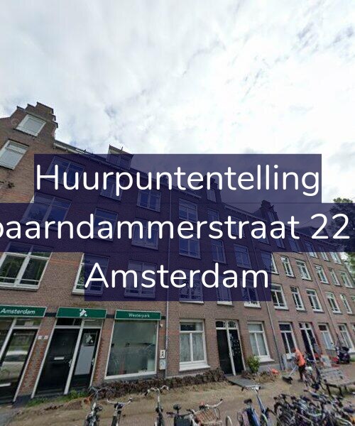 Foto gevel Huurpuntentelling voor Spaarndammerstraat 22-D, Amsterdam