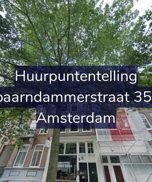 Foto gevel Huurpuntentelling voor Spaarndammerstraat 35-2, Amsterdam