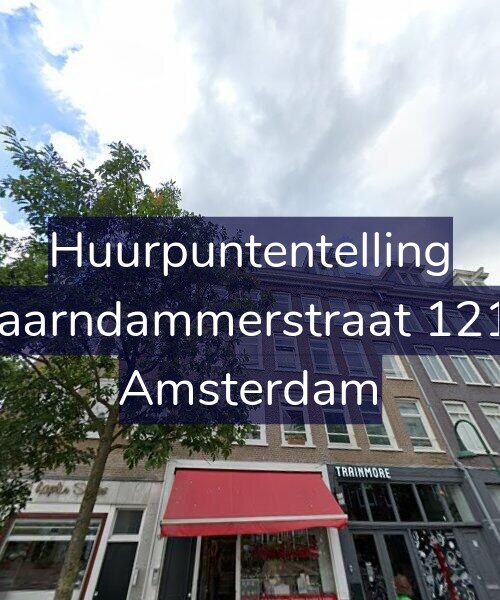 Foto gevel Huurpuntentelling voor Spaarndammerstraat 121-3, Amsterdam